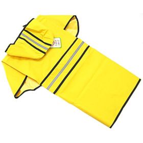 Fashion Pet Rainy Day Dog Slicker (Option: Yellow  XXLarge (29")