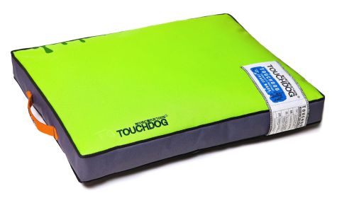 Touchdog Surface-Control Reversible Thick Cushioned Travel Sporty Dog Mat (size: large)