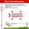 Dog Tie Out Cable Long Dog Leash Chew Proof Lead Dog Chain with Durable Spring 360¬∞ Rotatable Clips PVC Case for Outside Yard Caming