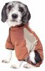 Pet Life Active 'Fur-Breeze' Heathered Performance 4-Way Stretch Two-Toned Full Bodied Hoodie